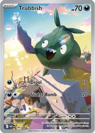 Trubbish - 140/086  - (140/086) Holofoil [SV White Flare] - Trinity Hobby