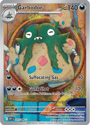 Garbodor - 141/086  - (141/086) Holofoil [SV White Flare] - Trinity Hobby