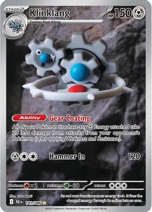 Klinklang - 141/086  - (141/086) Holofoil [SV Black Bolt] - Trinity Hobby