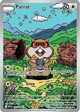 Patrat - 152/086  - (152/086) Holofoil [SV White Flare] - Trinity Hobby