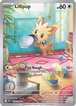 Lillipup - 154/086  - (154/086) Holofoil [SV White Flare] - Trinity Hobby