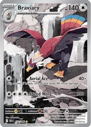 Braviary - 155/086  - (155/086) Holofoil [SV Black Bolt] - Trinity Hobby