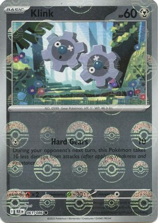 Klink (Poke Ball Pattern)  - (061/086) Holofoil [SV Black Bolt] - Trinity Hobby