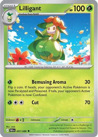 Lilligant  - (007/086)  [SV Black Bolt] - Trinity Hobby