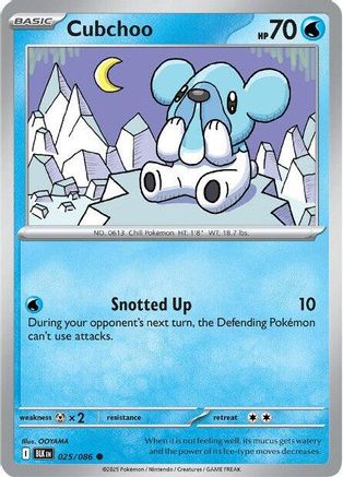 Cubchoo  - (025/086) Reverse Holofoil [SV Black Bolt] - Trinity Hobby