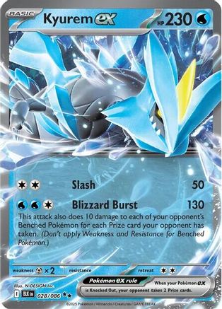 Kyurem ex  - (028/086) Holofoil [SV Black Bolt] - Trinity Hobby