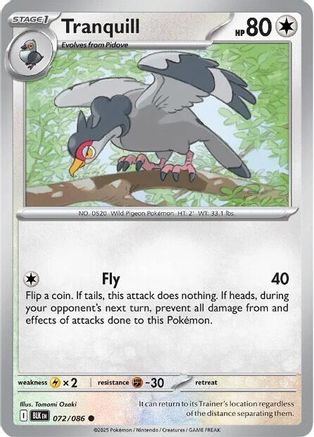 Tranquill  - (072/086)  [SV Black Bolt] - Trinity Hobby