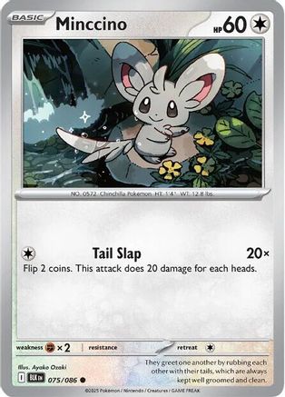 Minccino  - (075/086) Reverse Holofoil [SV Black Bolt] - Trinity Hobby