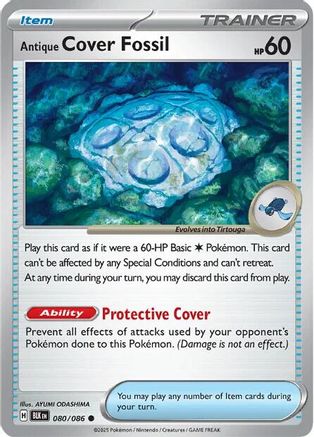 Antique Cover Fossil  - (080)  [SV Black Bolt] - Trinity Hobby