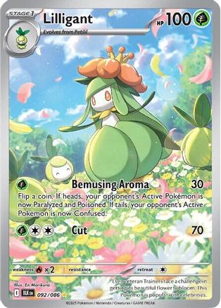 Lilligant - 092/086  - (092/086) Holofoil [SV Black Bolt] - Trinity Hobby