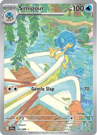 Simipour - 102/086  - (102/086) Holofoil [SV Black Bolt] - Trinity Hobby