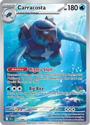 Carracosta - 107/086  - (107/086) Holofoil [SV Black Bolt] - Trinity Hobby