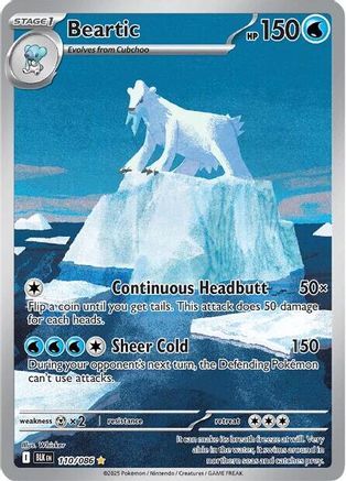 Beartic - 110/086  - (110/086) Holofoil [SV Black Bolt] - Trinity Hobby