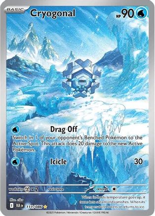 Cryogonal - 111/086  - (111/086) Holofoil [SV Black Bolt]