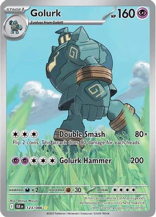 Golurk - 123/086  - (123/086) Holofoil [SV Black Bolt] - Trinity Hobby