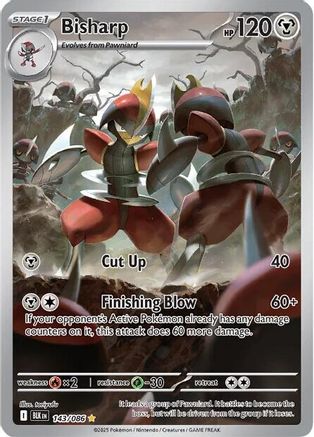 Bisharp - 143/086  - (143/086) Holofoil [SV Black Bolt] - Trinity Hobby