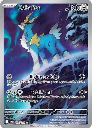 Cobalion - 144/086  - (144/086) Holofoil [SV Black Bolt] - Trinity Hobby
