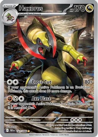 Haxorus - 147/086  - (147/086) Holofoil [SV Black Bolt] - Trinity Hobby