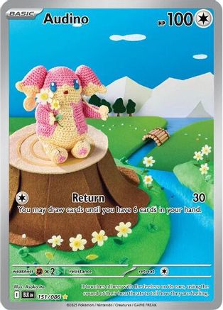 Audino - 151/086  - (151/086) Holofoil [SV Black Bolt] - Trinity Hobby