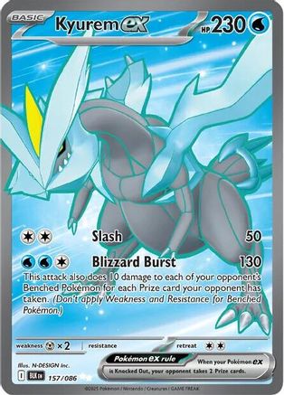 Kyurem ex - 157/086  - (157/086) Holofoil [SV Black Bolt] - Trinity Hobby