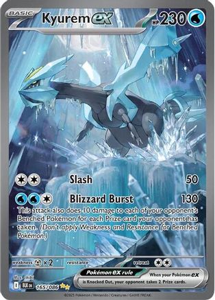 Kyurem ex - 165/086  - (165/086) Holofoil [SV Black Bolt] - Trinity Hobby