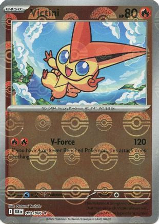 Victini (Poke Ball Pattern)  - (012/086) Holofoil [SV Black Bolt] - Trinity Hobby