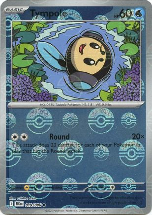 Tympole (Poke Ball Pattern)  - (019/086) Holofoil [SV Black Bolt] - Trinity Hobby