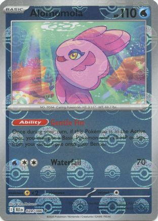 Alomomola (Poke Ball Pattern)  - (024/086) Holofoil [SV Black Bolt] - Trinity Hobby