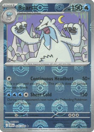 Beartic (Poke Ball Pattern)  - (026/086) Holofoil [SV Black Bolt] - Trinity Hobby