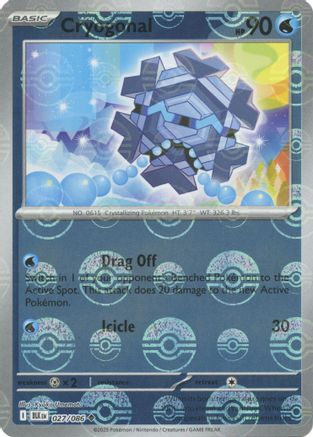 Cryogonal (Poke Ball Pattern)  - (027/086) Holofoil [SV Black Bolt] - Trinity Hobby