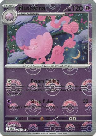Musharna (Poke Ball Pattern)  - (036/086) Holofoil [SV Black Bolt] - Trinity Hobby