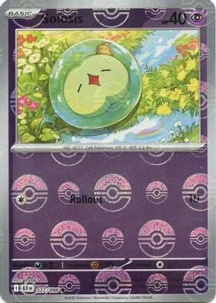 Solosis (Poke Ball Pattern)  - (037/086) Holofoil [SV Black Bolt] - Trinity Hobby