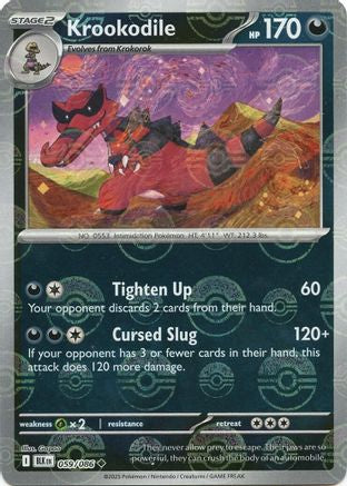 Krookodile (Poke Ball Pattern)  - (059/086) Holofoil [SV Black Bolt] - Trinity Hobby