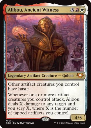 Alibou, Ancient Witness  (EOC-113) - [Commander: Edge of Eternities] - Trinity Hobby