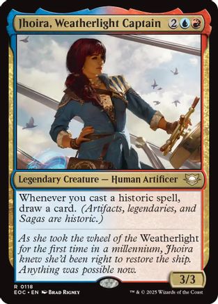 Jhoira, Weatherlight Captain  (EOC-118) - [Commander: Edge of Eternities] - Trinity Hobby