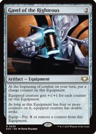 Gavel of the Righteous  (EOC-055) - [Commander: Edge of Eternities] - Trinity Hobby