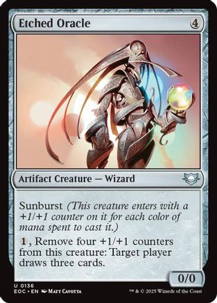 Etched Oracle  (EOC-136) - [Commander: Edge of Eternities] - Trinity Hobby