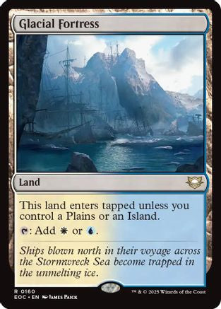 Glacial Fortress  (EOC-160) - [Commander: Edge of Eternities] - Trinity Hobby