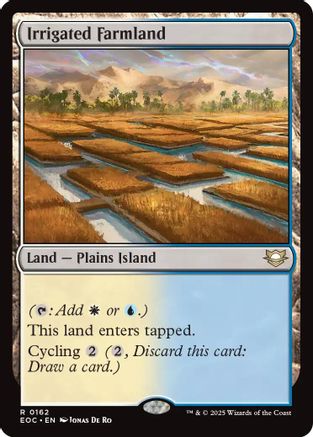 Irrigated Farmland  (EOC-162) - [Commander: Edge of Eternities] - Trinity Hobby