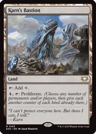 Karn's Bastion  (EOC-163) - [Commander: Edge of Eternities] - Trinity Hobby