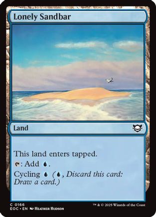 Lonely Sandbar  (EOC-166) - [Commander: Edge of Eternities] - Trinity Hobby
