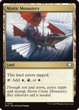Mystic Monastery  (EOC-170) - [Commander: Edge of Eternities] - Trinity Hobby