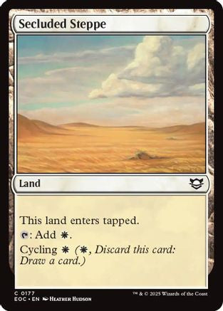 Secluded Steppe  (EOC-177) - [Commander: Edge of Eternities] - Trinity Hobby