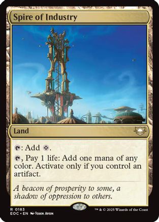 Spire of Industry  (EOC-183) - [Commander: Edge of Eternities] - Trinity Hobby