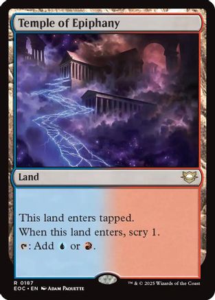 Temple of Epiphany  (EOC-187) - [Commander: Edge of Eternities] - Trinity Hobby