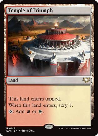 Temple of Triumph  (EOC-188) - [Commander: Edge of Eternities] - Trinity Hobby