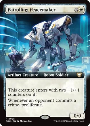 Patrolling Peacemaker (Extended Art)  (EOC-025) - [Commander: Edge of Eternities] - Trinity Hobby