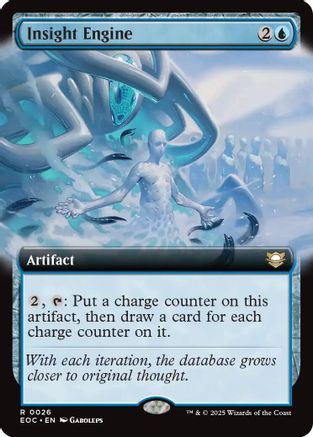 Insight Engine (Extended Art)  (EOC-026) - [Commander: Edge of Eternities] - Trinity Hobby