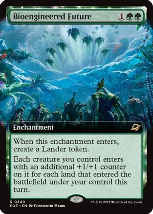 Bioengineered Future (Extended Art)  [Foil]  (EOE-340) - [Edge of Eternities] - Trinity Hobby