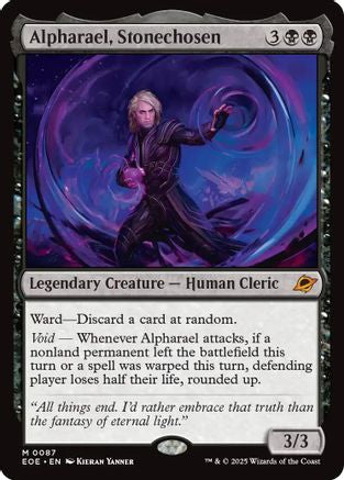 Alpharael, Stonechosen  [Foil]  (EOE-087) - [Edge of Eternities]